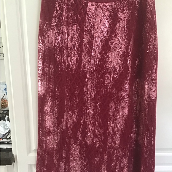 Anthropology knit skirt. Fabulous color and fabric of great quality. - Picture 3 of 3